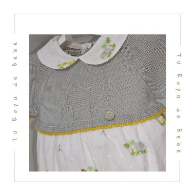 COLECCIÓN VERANO. Pelele bebé niño ELEFANTE Pangasa Baby