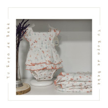 COLECCIÓN VERANO. Peto bebé niña PUPPY TIGER Pangasa Baby