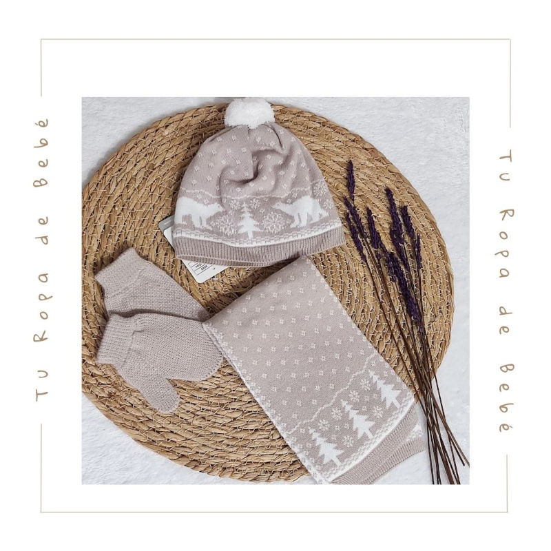 COLECCIÓN INVIERNO. Set OSOS POLARES Mac Ilusión