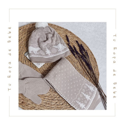 COLECCIÓN INVIERNO. Set OSOS POLARES Mac Ilusión