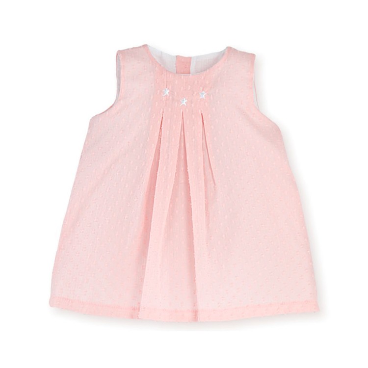 COLECCIÓN VERANO. Vestido Bambula YORKU bordado estrellas