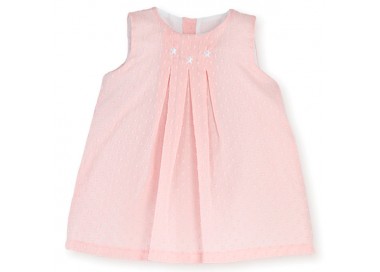 COLECCIÓN VERANO. Vestido Bambula YORKU bordado estrellas