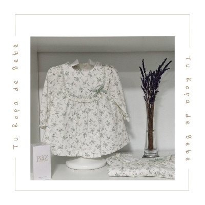 COLECCIÓN INVIERNO. Vestido bebé SALVIA Paz Rodríguez