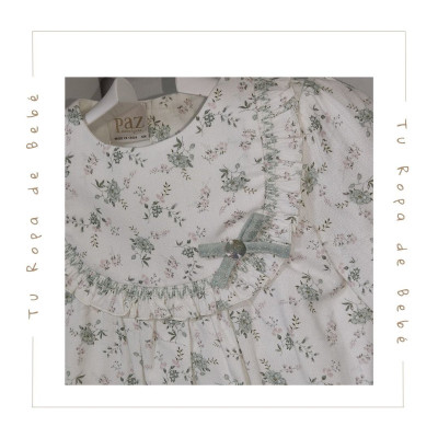 COLECCIÓN INVIERNO. Vestido bebé SALVIA Paz Rodríguez