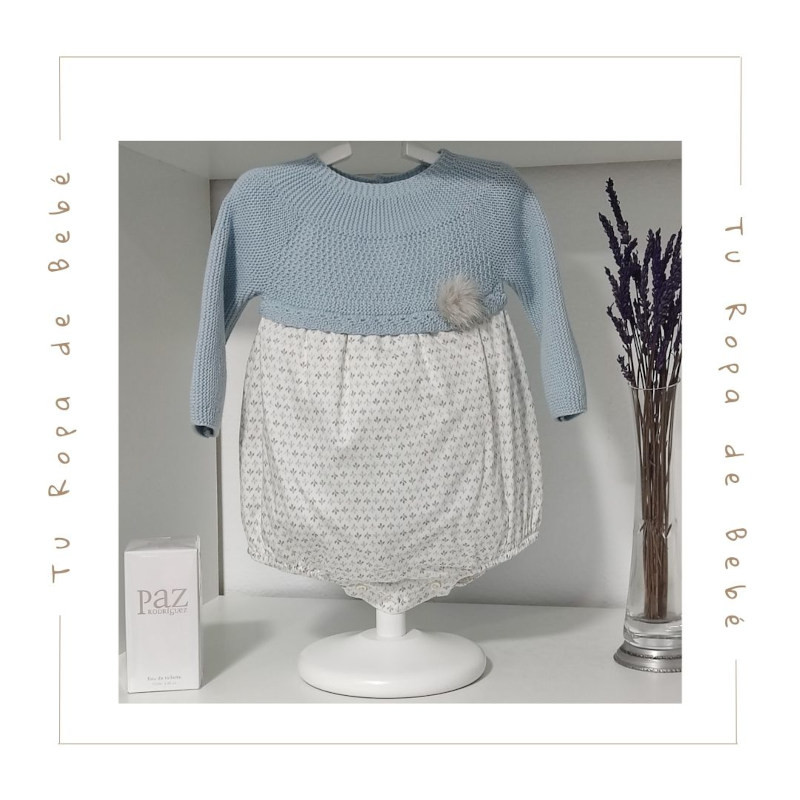 COLECCIÓN INVIERNO. Pelele bebé TINY LEAVES Pangasa Baby