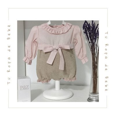 COLECCIÓN INVIERNO. Pelele bebé BAÚL Paz Rodríguez
