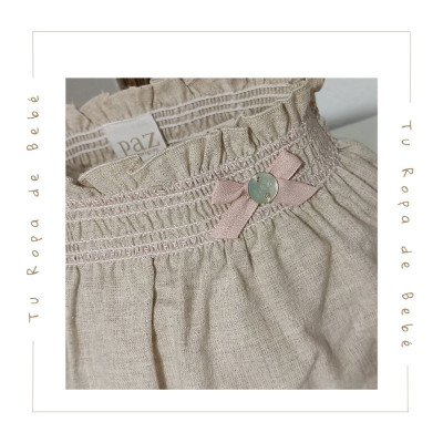 COLECCIÓN INVIERNO. Conjunto braguita BAÚL Paz Rodríguez