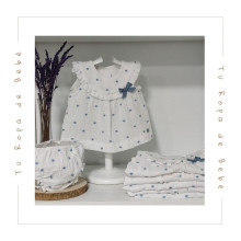 COLECCIÓN VERANO. Vestido con braguita bebé niña CEO Paz Rodríguez