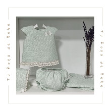 COLECCIÓN VERANO. Conjunto jesusito bebé niña EIRA Paz Rodríguez