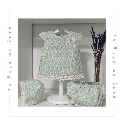 COLECCIÓN VERANO. Conjunto jesusito bebé niña EIRA Paz Rodríguez