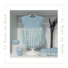 COLECCIÓN VERANO. Pelele bebé niño BLU LIBERTY Pangasa Baby