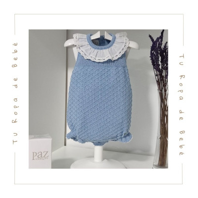 COLECCIÓN VERANO. Pelele bebé niña CEO Paz Rodríguez