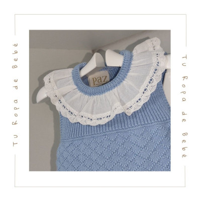 COLECCIÓN VERANO. Pelele bebé niña CEO Paz Rodríguez
