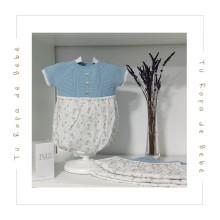 COLECCIÓN VERANO. Pelele bebé niño TOPOLINO Paz Rodríguez