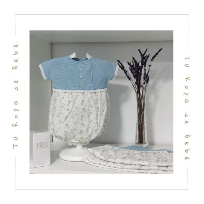 COLECCIÓN VERANO. Pelele bebé niño TOPOLINO Paz Rodríguez