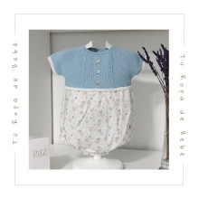 COLECCIÓN VERANO. Pelele bebé niño TOPOLINO Paz Rodríguez