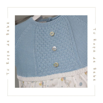 COLECCIÓN VERANO. Pelele bebé niño TOPOLINO Paz Rodríguez