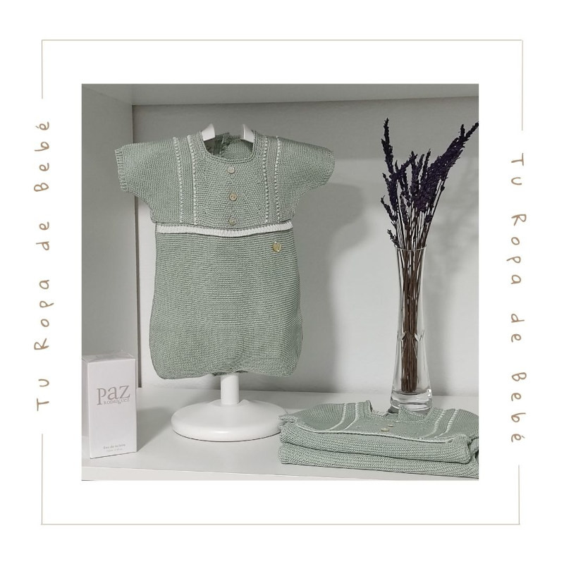 COLECCIÓN VERANO. Pelele bebé niño APERTA Paz Rodríguez