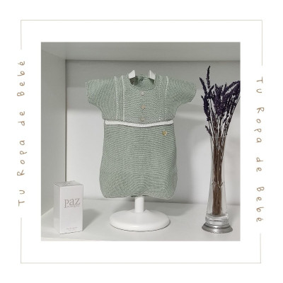 COLECCIÓN VERANO. Pelele bebé niño APERTA Paz Rodríguez
