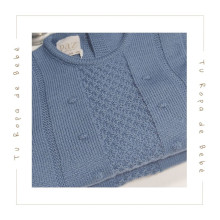 COLECCIÓN INVIERNO. Pelele largo bebé niño TEDDY Paz Rodríguez