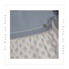 COLECCIÓN INVIERNO. Pelele corto bebé niño SOÑO Paz Rodríguez