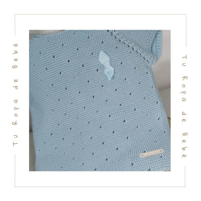 COLECCIÓN VERANO. Conjunto peto bebé niño BLU LIBERTY Pangasa Baby