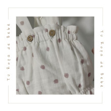 COLECCIÓN VERANO. Conjunto peto bebé niña FRESAS Pangasa Baby