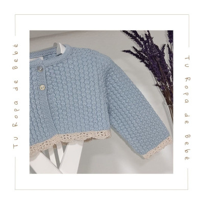 COLECCIÓN INVIERNO. Chaqueta corta bebé SOÑO Paz Rodríguez