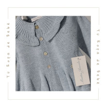 COLECCIÓN INVIERNO. Chaqueta larga bebé niña AZUR Martín Aranda