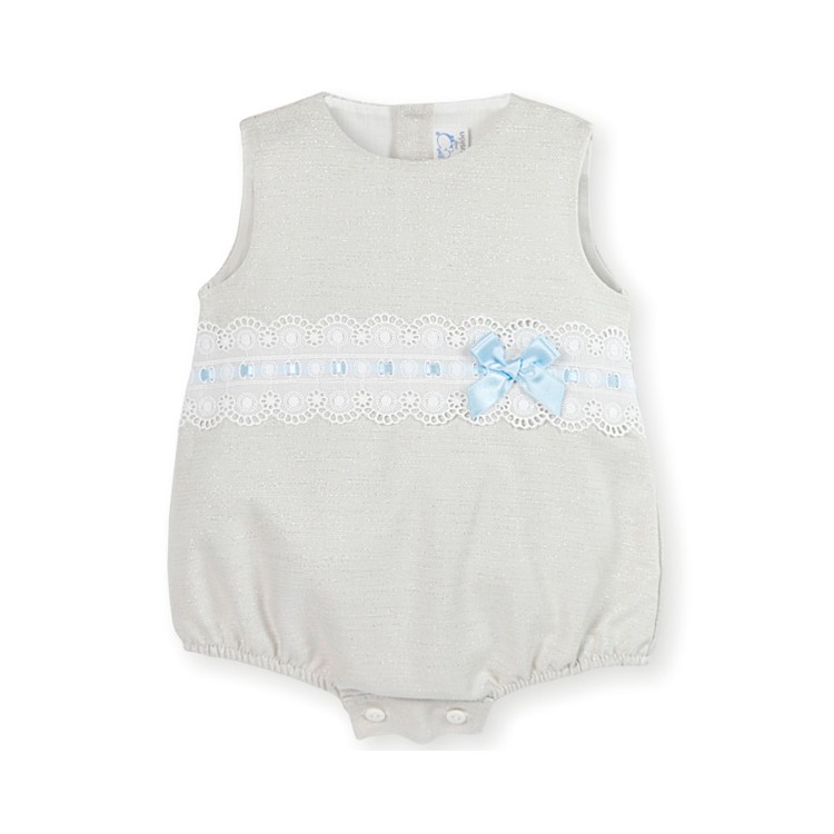 COLECCIÓN VERANO. Pelele SKY PURPURINA Tira Bordada