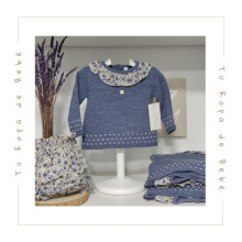 COLECCIÓN INVIERNO. Conjunto braga bebé niña NUIT Martín Aranda