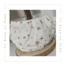 COLECCIÓN INVIERNO. Vestido con braga bebé niña GARDEN Martín Aranda