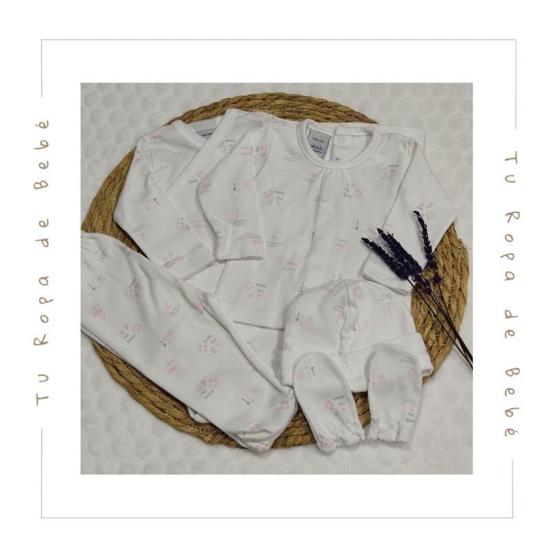 COLECCIÓN VERANO. Set de nacimiento bebé niña BEACH Babidu