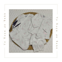 COLECCIÓN VERANO. Set de nacimiento bebé niña WHALE Babidu