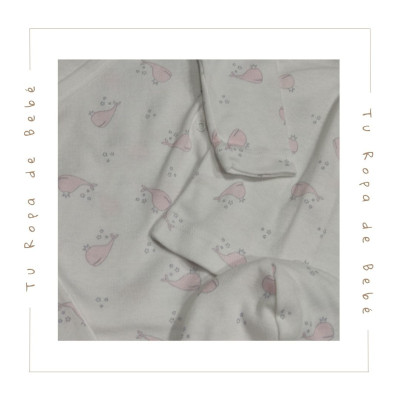 COLECCIÓN VERANO. Set de nacimiento bebé niña WHALE Babidu