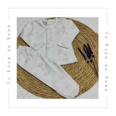 COLECCIÓN VERANO. Set de nacimiento bebé niña WHALE Babidu