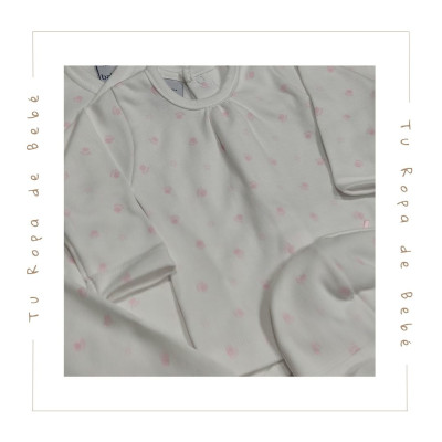 COLECCIÓN INVIERNO. Set de nacimiento bebé niña HUELLAS Babidu