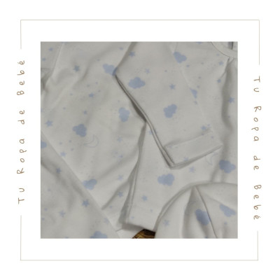 COLECCIÓN INVIERNO. Set de nacimiento bebé NUBES Babidu