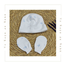 COLECCIÓN INVIERNO. Set de nacimiento bebé NUBES Babidu