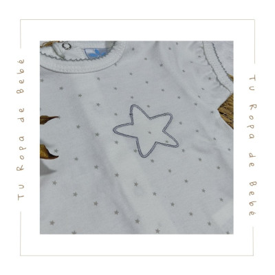 COLECCIÓN VERANO. Pijama corto bebé ESTRELLA Sardón