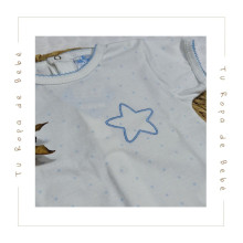 COLECCIÓN VERANO. Pijama corto bebé ESTRELLA Sardón