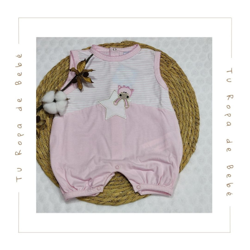 COLECCIÓN VERANO. Pijama corto bebé VAQUITA Sardón