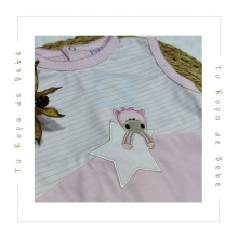 COLECCIÓN VERANO. Pijama corto bebé VAQUITA Sardón