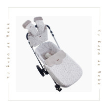 NUEVA COLECCIÓN. Saco capazo multiposicional bebé PO INES Uzturre