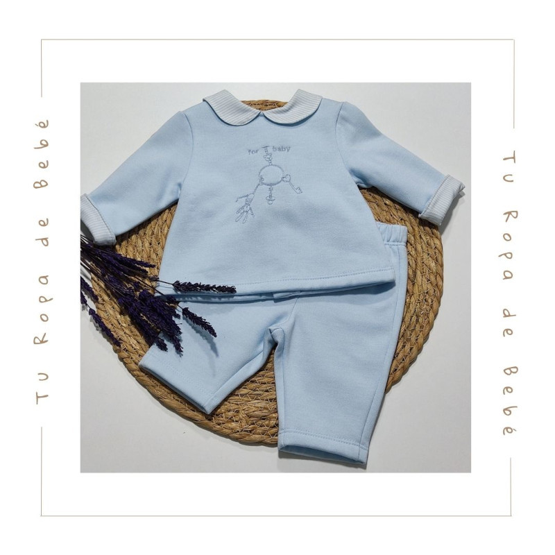 COLECCIÓN INVIERNO. Chándal bebé niño FOR BABY Coco Acqua