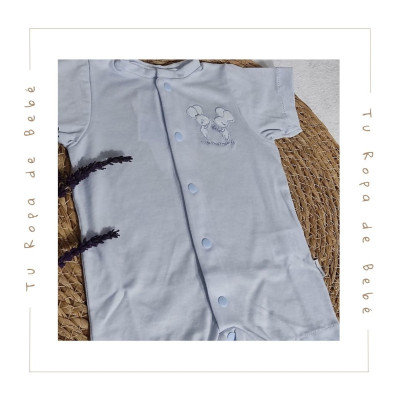 COLECCIÓN VERANO. Pijama tencel bebé RATONES Cambrass