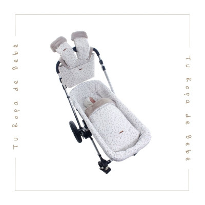 NUEVA COLECCIÓN. Saco interior capazo bebé INES Uzturre