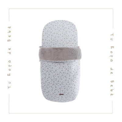 NUEVA COLECCIÓN. Saco interior capazo bebé INES Uzturre.