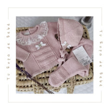 COLECCIÓN INVIERNO. Conjunto polaina bebé niña HADAS Paz Rodríguez