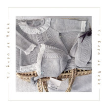 COLECCIÓN INVIERNO. Conjunto polaina bebé niña PULGARCITO Paz Rodríguez